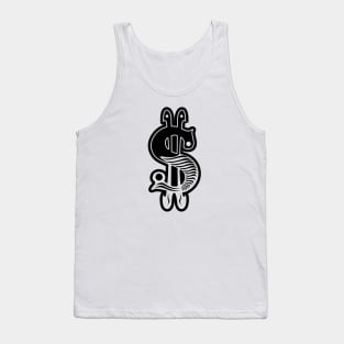 Funny Dollar Design Tank Top